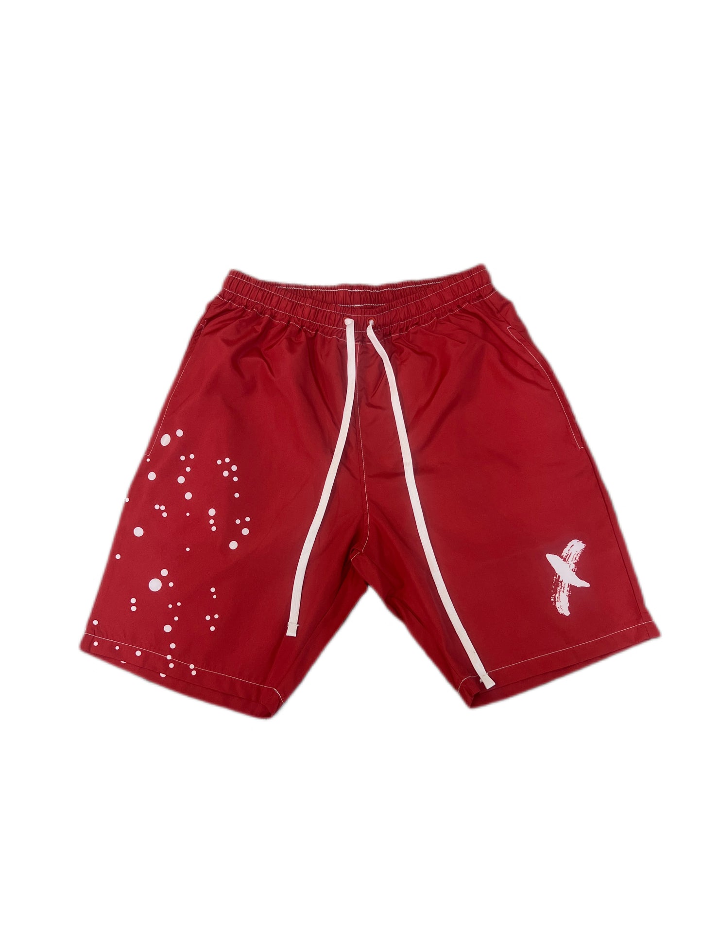 Tax3 Poly Shorts - Chicago Red