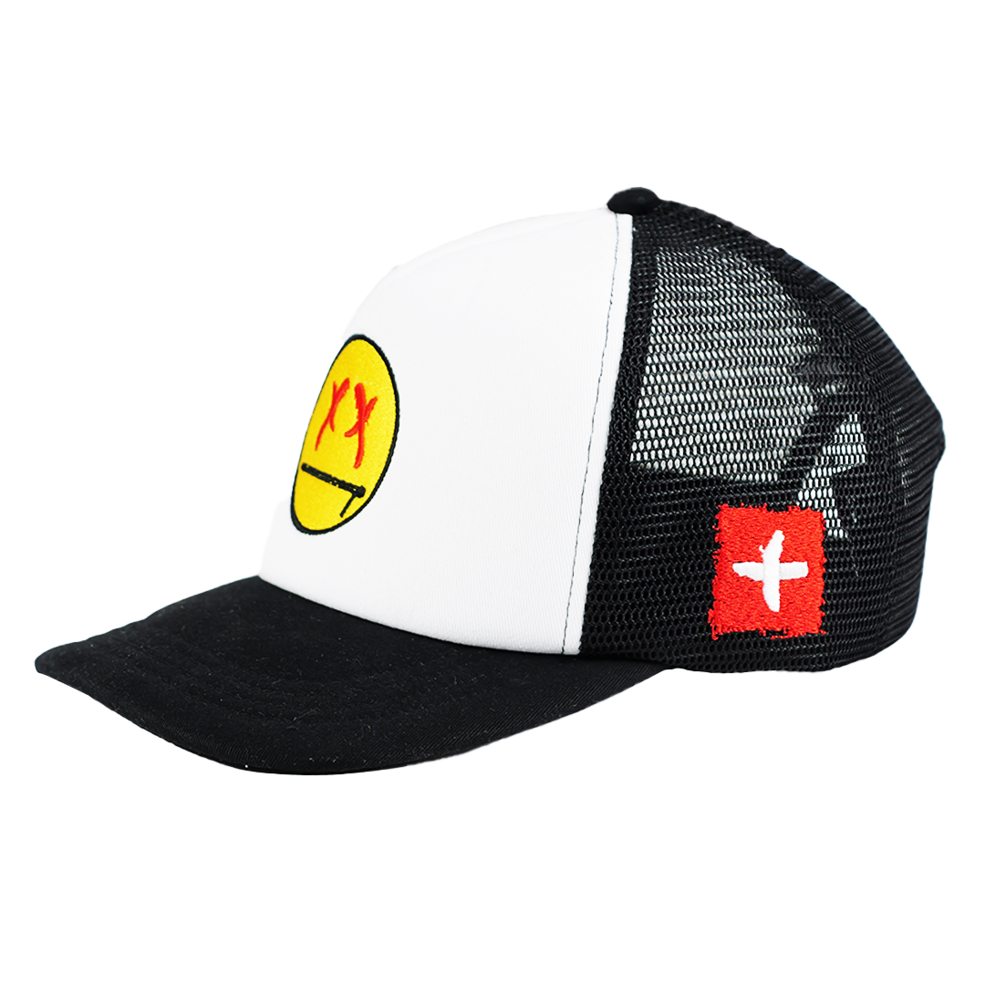 NCS Trucker Mesh Cap - White/Black