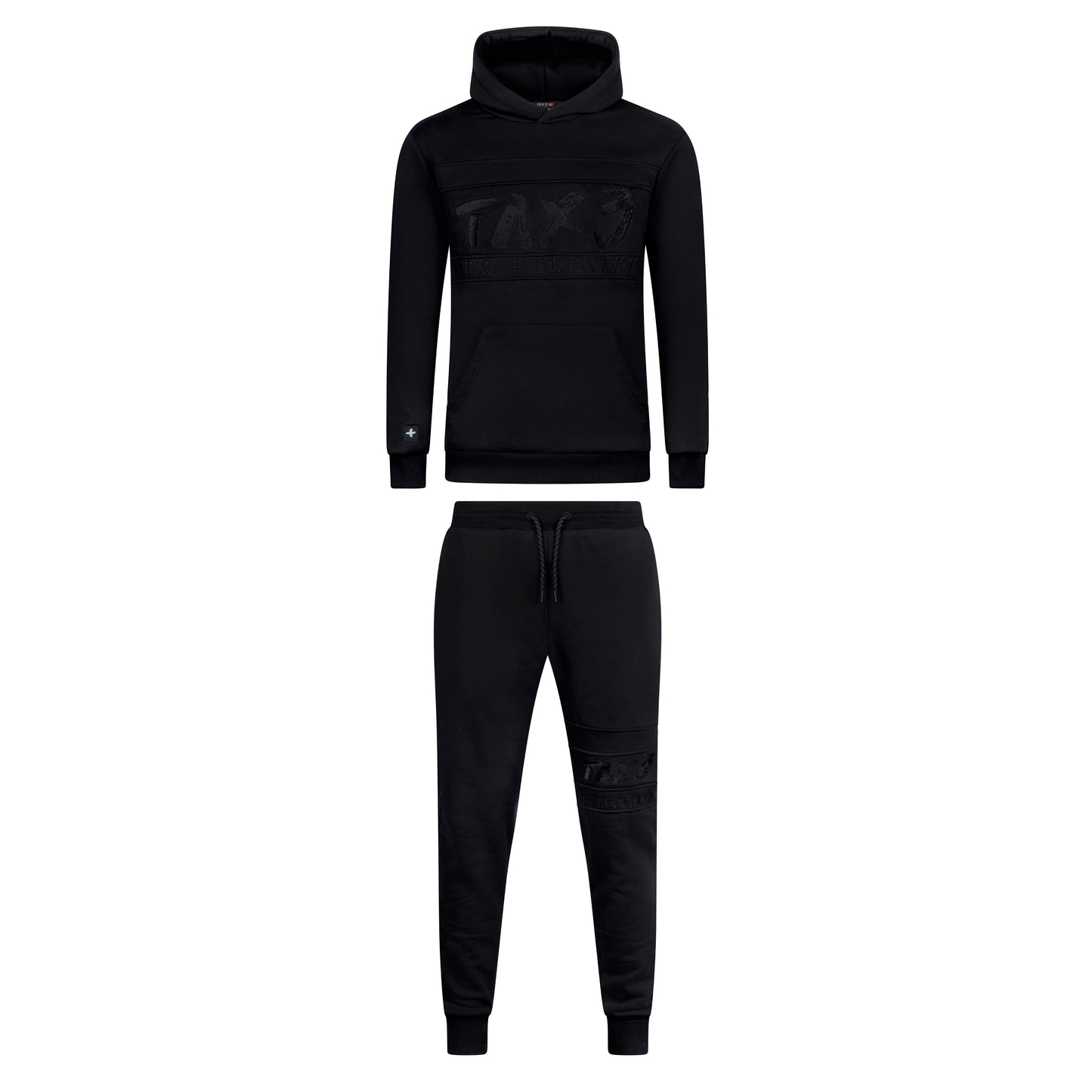 Its Relevant 2.0 Tracksuit - Triple Black