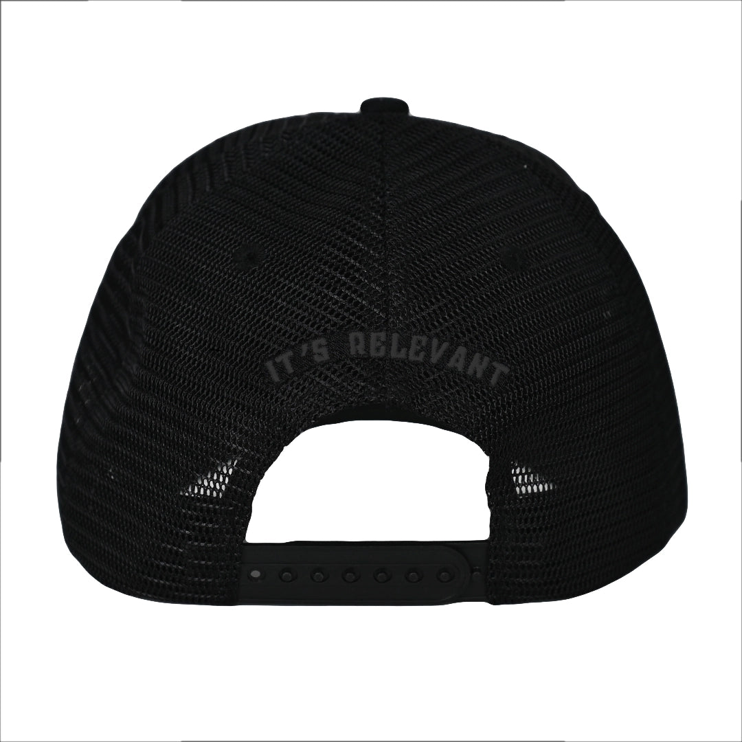 Drip Trucker Mesh Cap - Triple Black