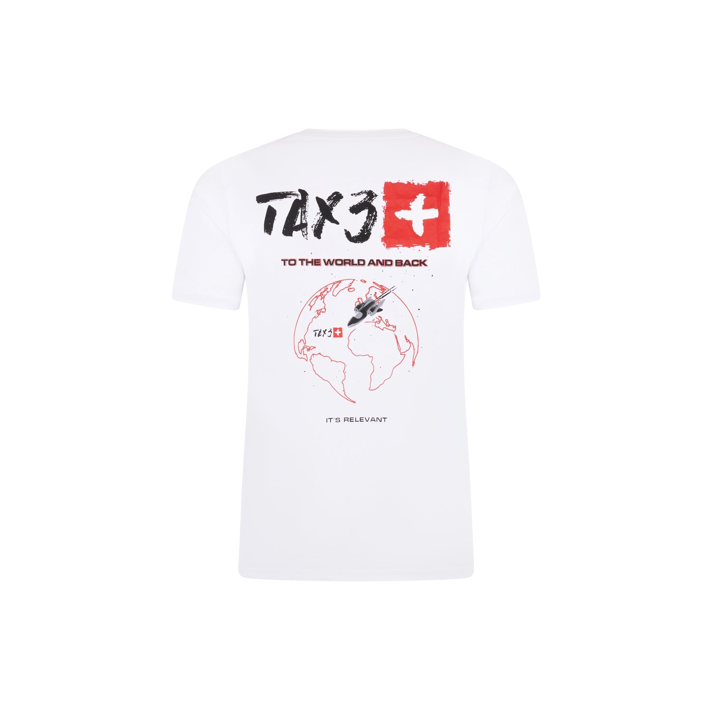 Tax3 'To The World And Back' T-shirt - White