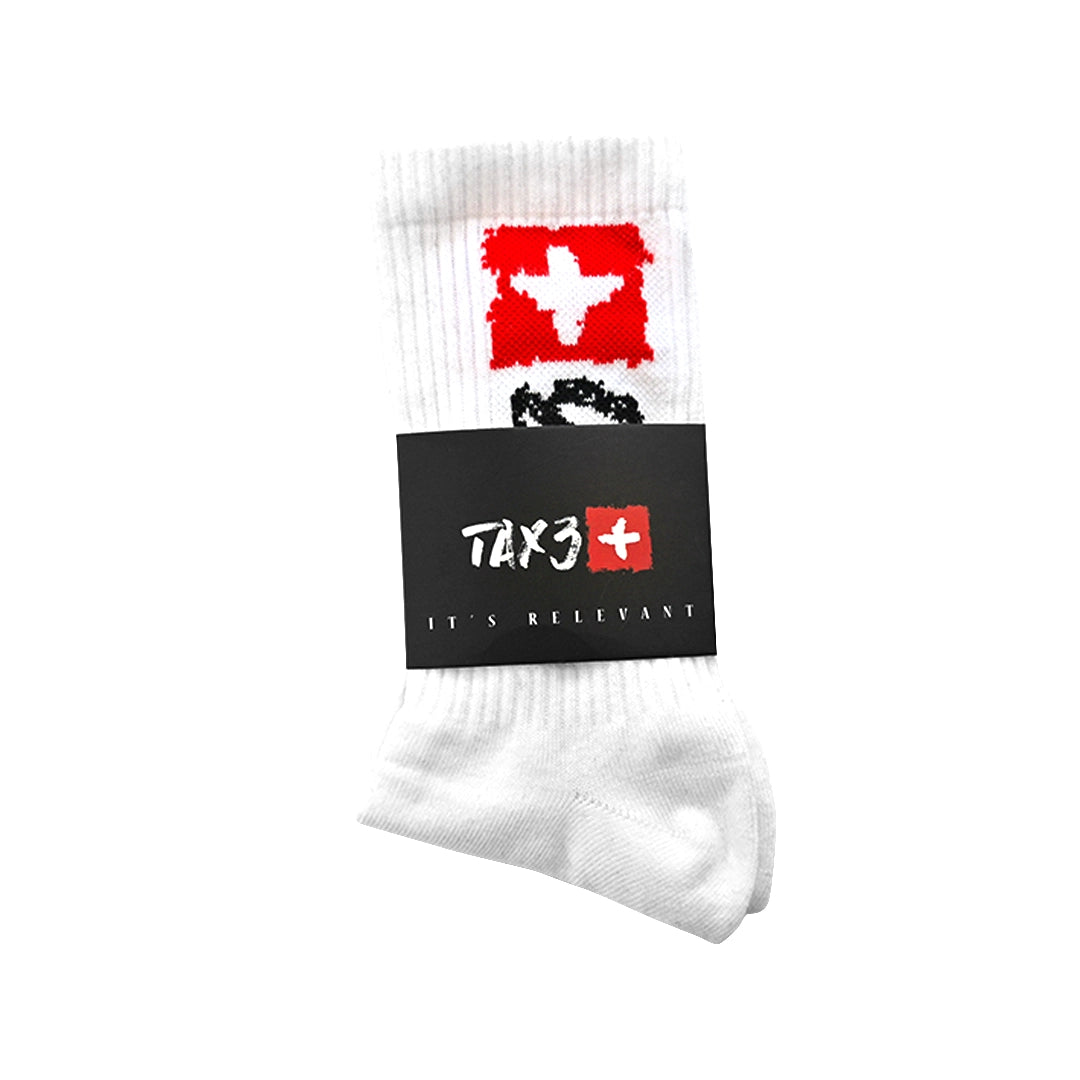 Tax3 Socks - White