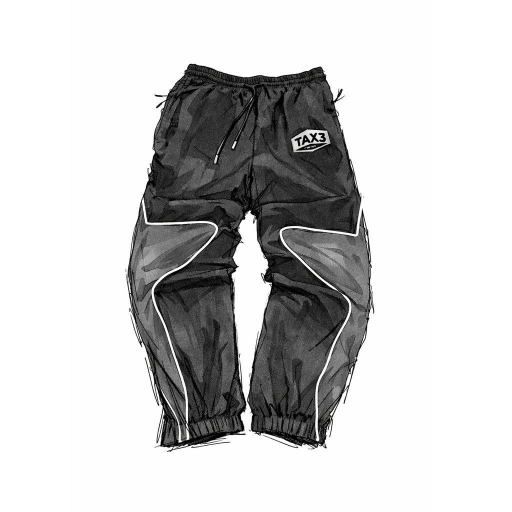 95 Shell Bottoms - Black/Grey