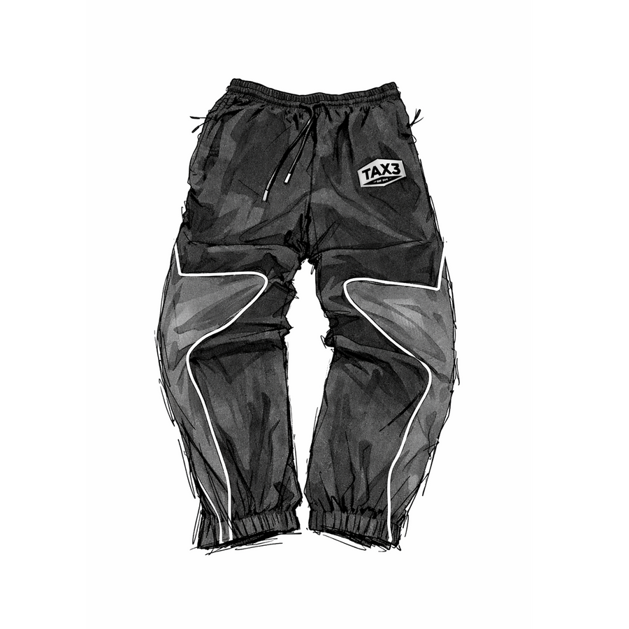 95 Shell Bottoms - Black/Grey