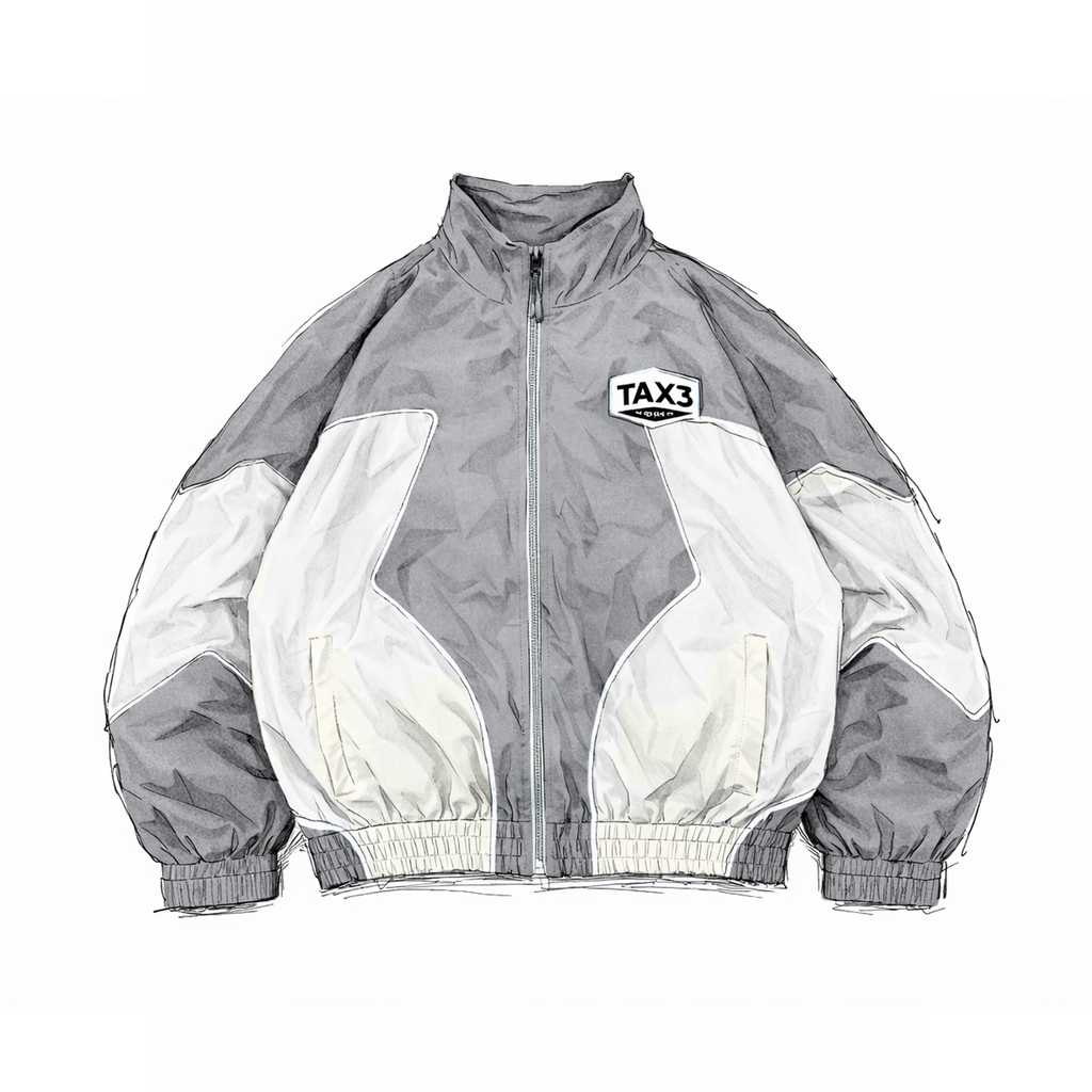 95 Shell Jacket - Grey/Taupe