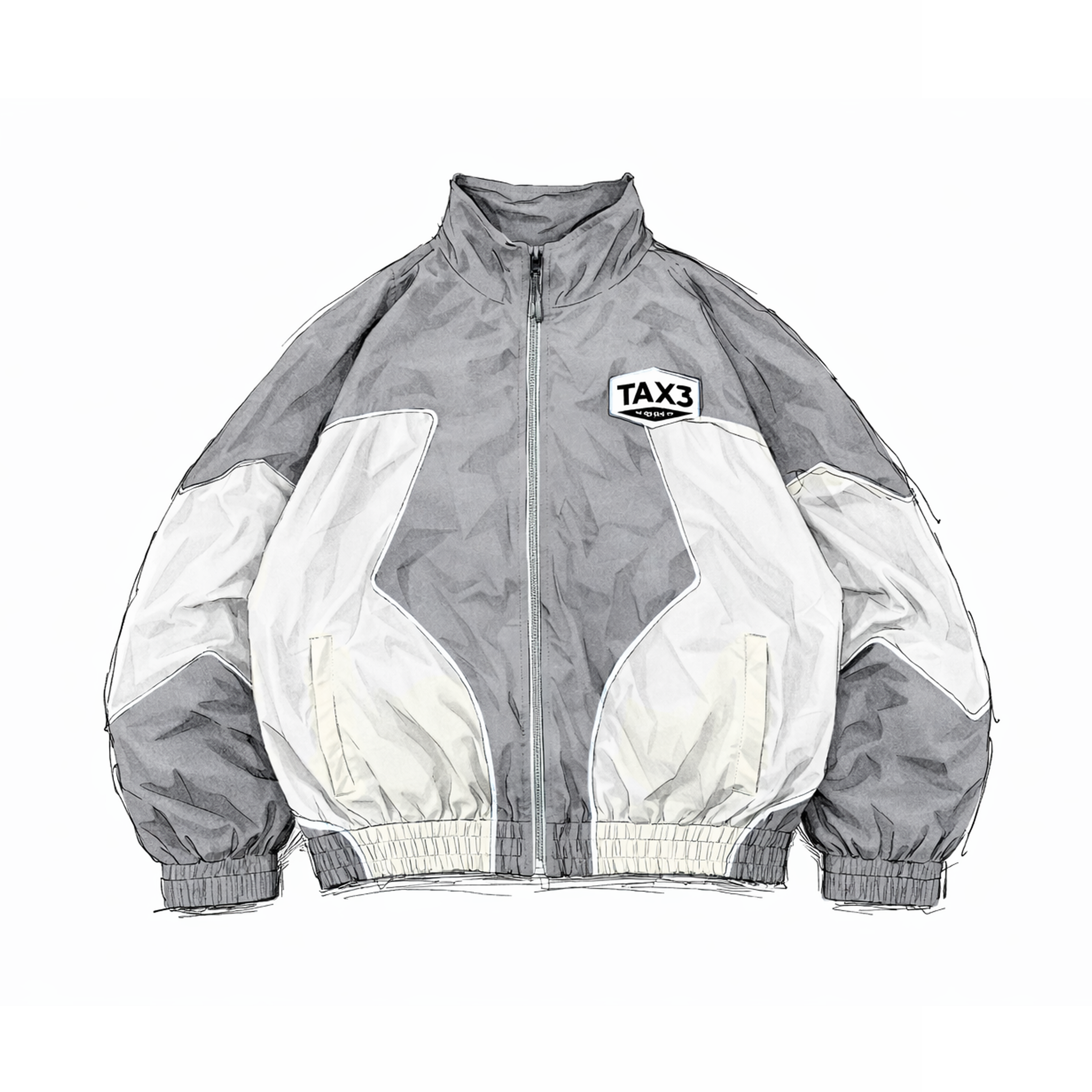 95 Shell Jacket - Grey/Taupe