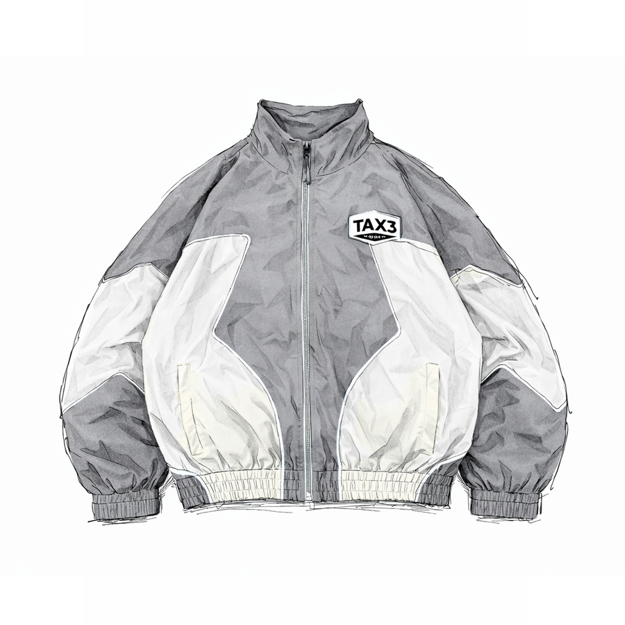 95 Shell Jacket - Grey/Taupe