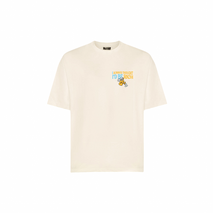 "ALWAYS BE RICH" T-SHIRT - OFF WHITE