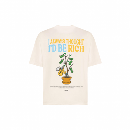 "ALWAYS BE RICH" T-SHIRT - OFF WHITE