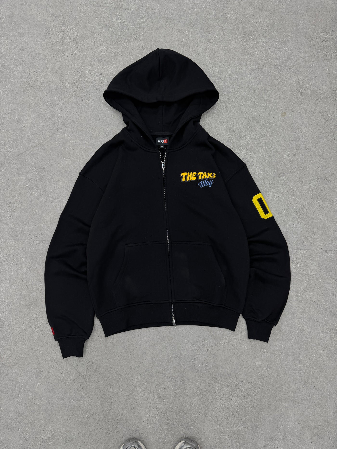 Tax3 Way Hoodie  - Black
