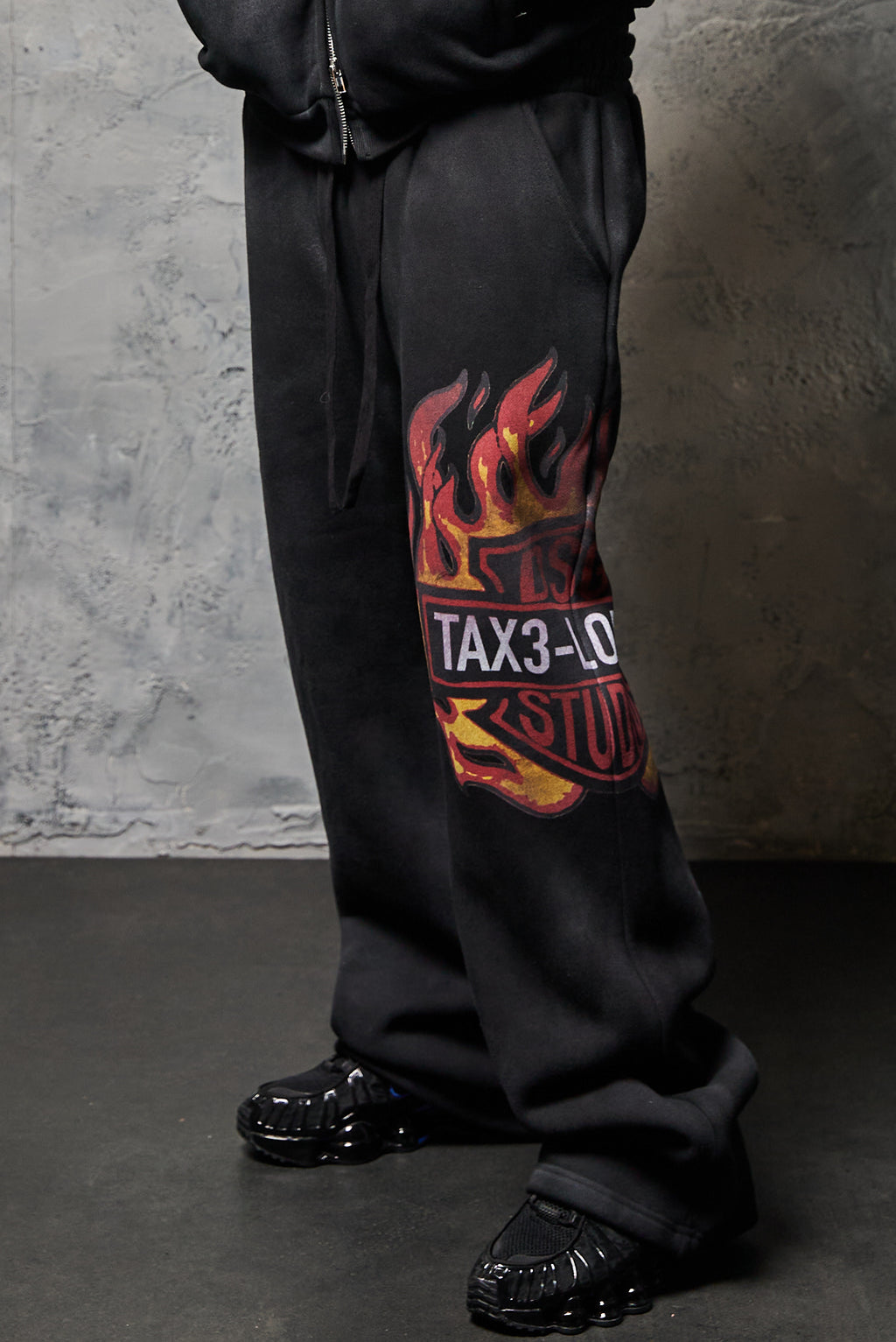 Flame Bottoms - Washed Black