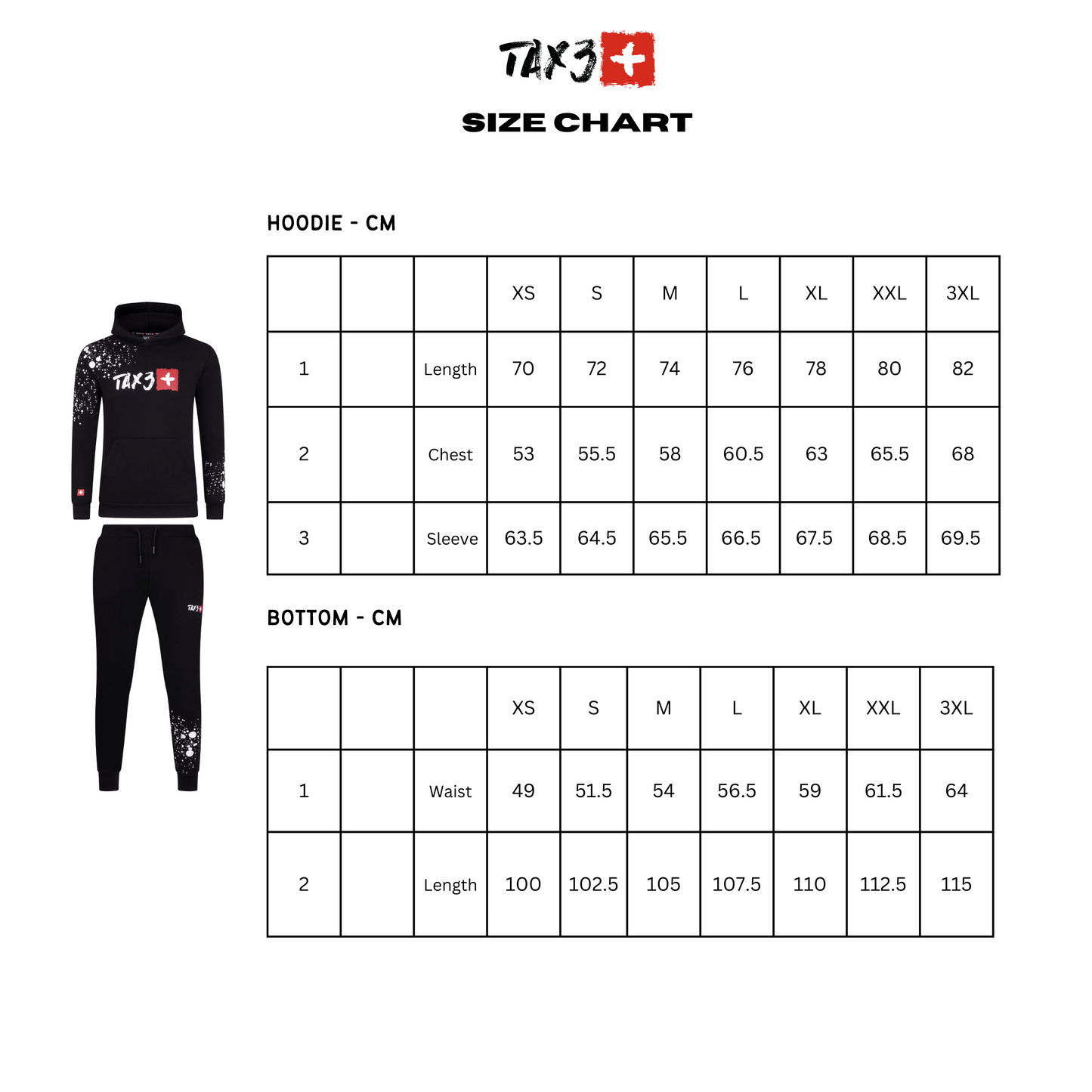 ITS RELEVANT 2.0 TRACKSUIT -  BLACK/WHITE