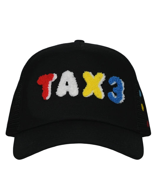 TAX3 DRIP TRUCKER MESH CAP - BLACK