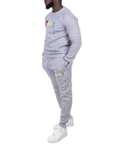 Tax3 Drip Tracksuit - Grey