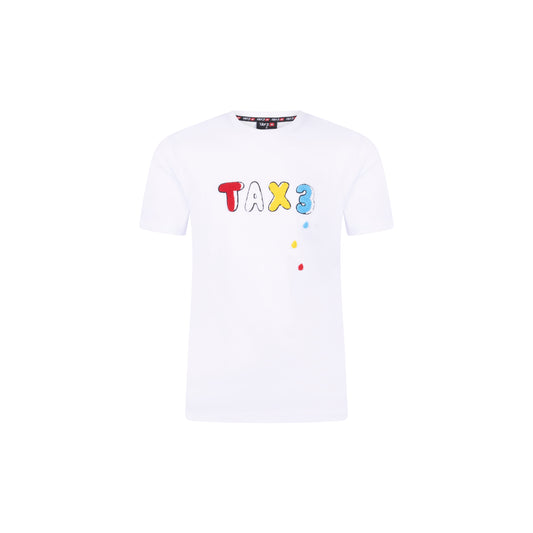 Tax3 Drip T-shirt - White